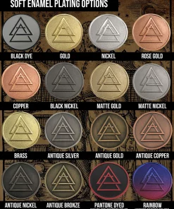 Soft Enamel Plating