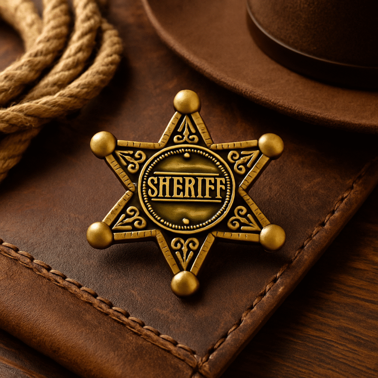 Sheriff Pin Badges