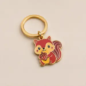 Squirrel Pin Badge